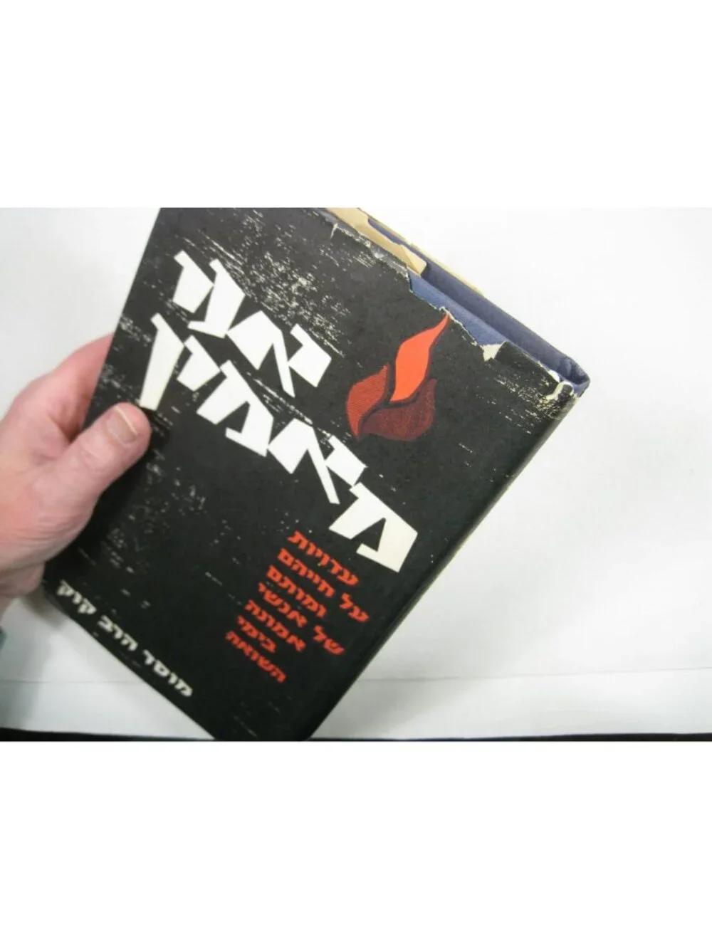 אני מאמין Mordechai Eliav 1969 Hardcover Faith Holocaust Israel DJ Hewbrew
